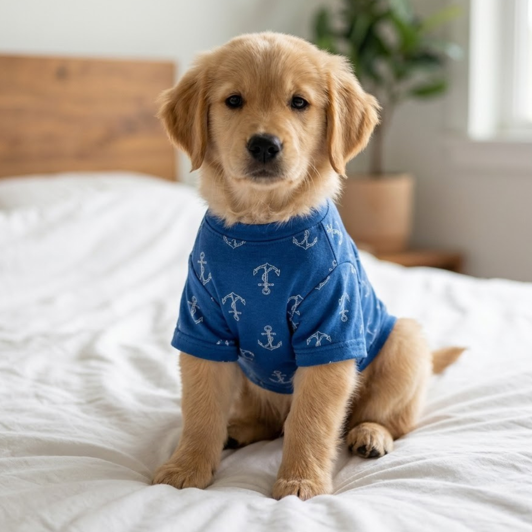 Dog T-Shirt Sewing Pattern, Pet Clothing Sizes XXS-XXL