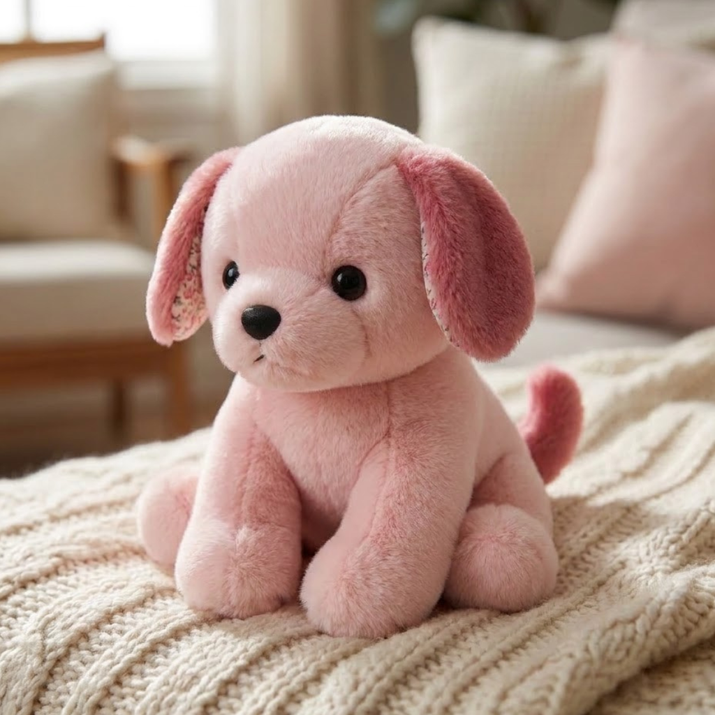 Plush Puppy Sewing Pattern, Stuffed Animal Tutorial For Beginners