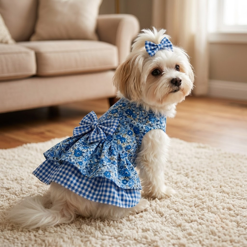 Dog Dress Sewing Pattern, Pet Outfit With Video Tutorial
