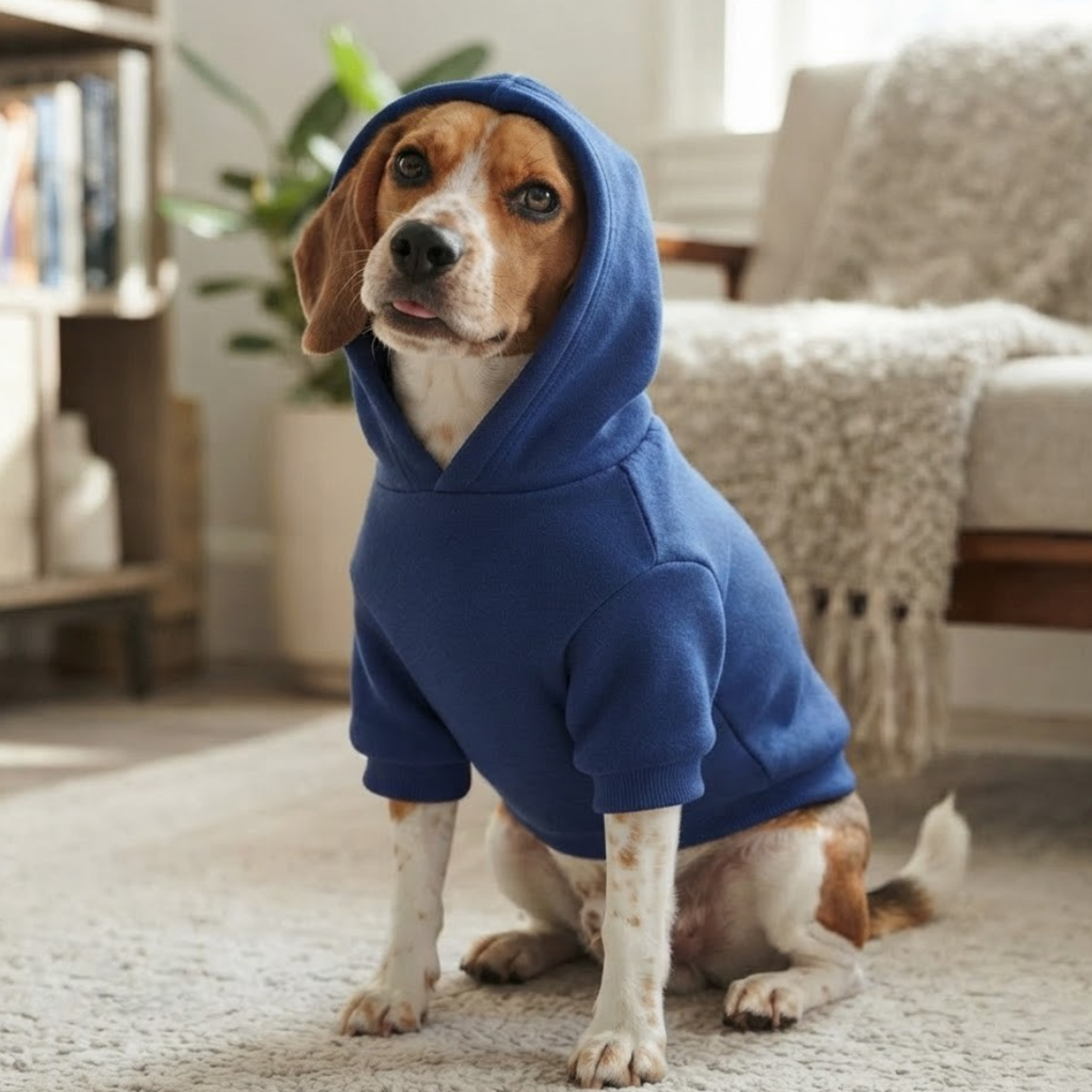 Dog Hoodie Sewing Pattern, Modern Pet Sweatshirt In All Sizes