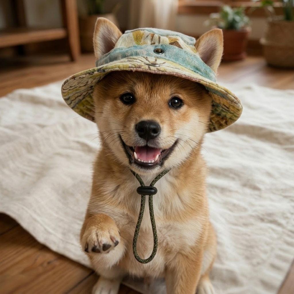 Pet Bucket Hat Sewing Pattern, Cat And Dog Sizes