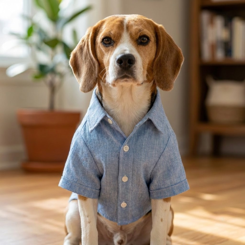 Dog Shirt Sewing Pattern, Printable Pet Clothing Pattern